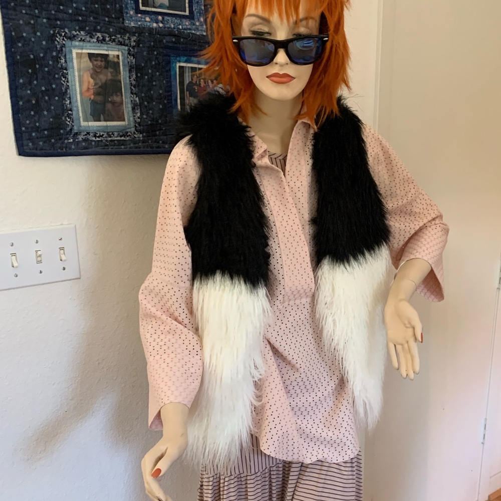 Fun fur vest